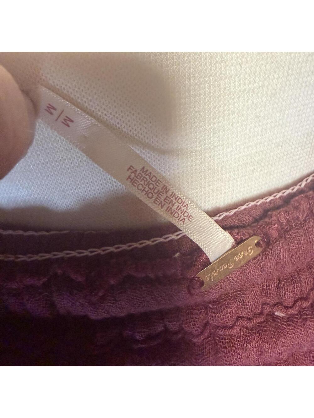 Free People Real Love Embroidered Maxi Dress size M - Picture 8 of 8
